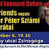 Jótékonysági Best of Leonard Cohen koncert a Zsinagógában - Jegyek itt!