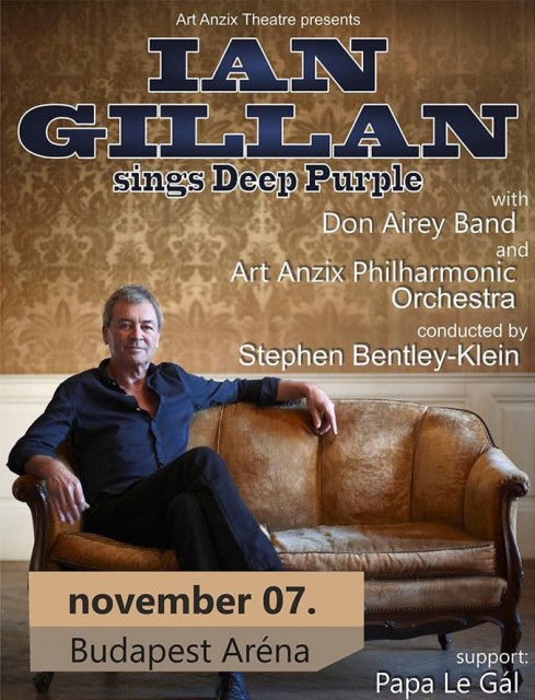 Ian Gillan budapesti koncert Budapesten! Jegyek itt!