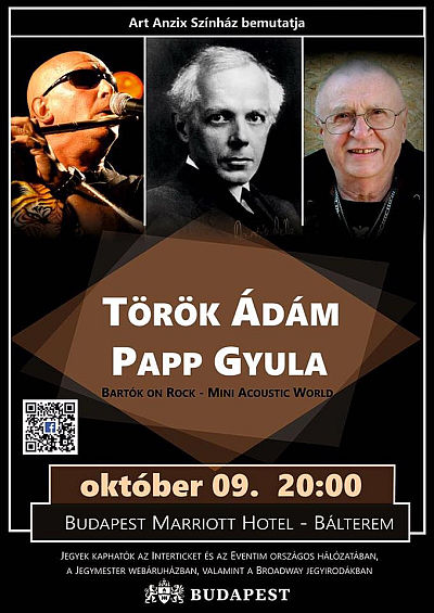 Török Ádám és Papp Gyula Bartók on rock - Mini acoustic World koncert - Jegyek itt!