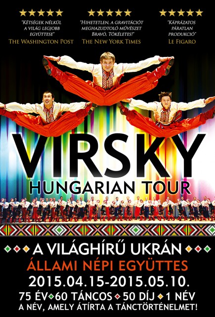 VIRSKY turné 2015 - Pécs - Jegyek itt!