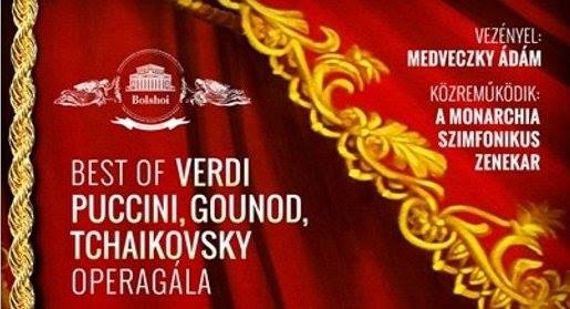 A Bolshoi szólistáinak opera gálája 2019-ben Budapesten az Erkel Színházban - Jegyek itt!
