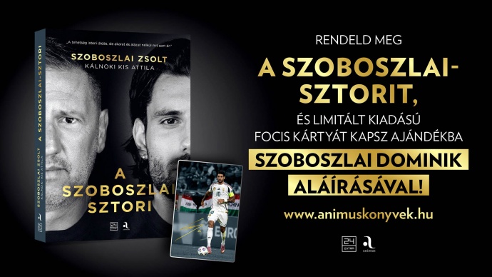 A Szoboszlai-sztori címmel érkezik Szoboszlai Zsolt és Kálnoki Kis Attila könyve! 