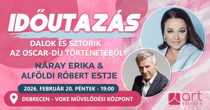 Alföldi Róbert és Náray Erika műsora Debrecenben - Jegyek itt!