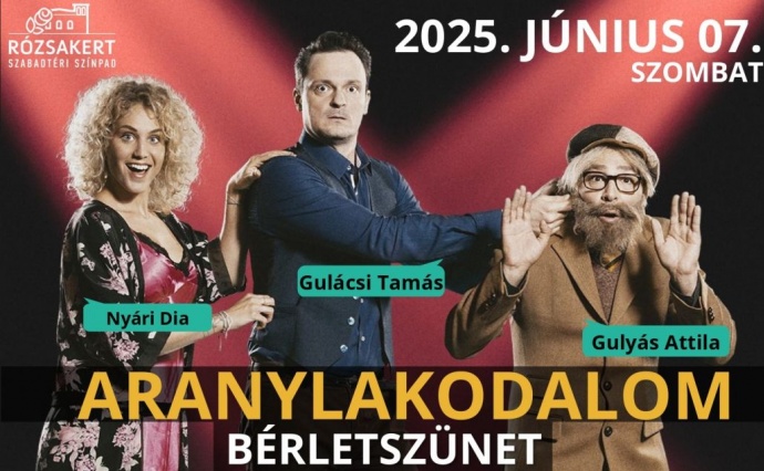 Aranylakodalom Nyíregyházán Nagy Sándor rendezésében - Jegyek itt!