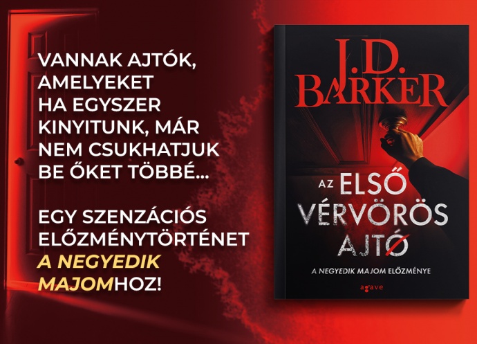Az első vérvörös ajtó címmel érkezik J. D. Barker könyve!