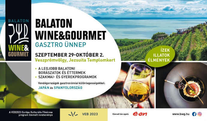 Balaton Wine&Gourmet Fesztivál 2022-ben Veszprémben - Jegyek itt!