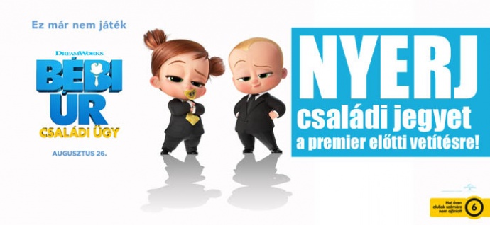 Bébi úr: Családi ügy - Hamarosan a mozikban! NYERJ családi jegyet!