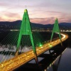 A Megyeri hídból Karácsonyfa lett! VIDEÓ ITT!