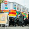 A téli szünet végéig látható a LEGO® villamos a Deák Ferenc téren