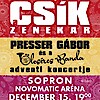 Csík zenekar koncert Sopronban a Novomatic Arénában - Jegyek itt!