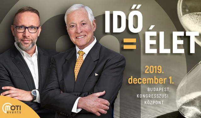 Brian Tracy és Szabó Péter előadása a Budapeti Kongresszusi Központban - Jegyek itt!