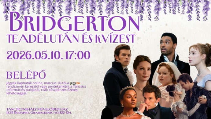 Bridgerton teadélután és kvízest lesz Budapesten - Jegyek itt!