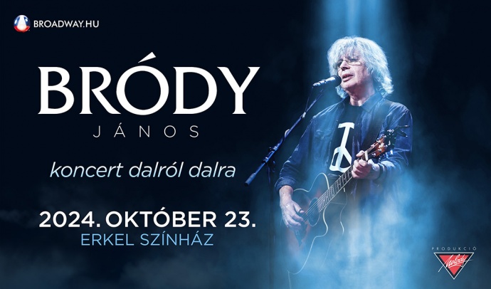 Bródy János koncert 2024-ben Budapesten az Erkel Színházban - Jegyek itt!
