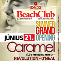 Caramel symphonic koncert Siófokon! Jegyek itt!