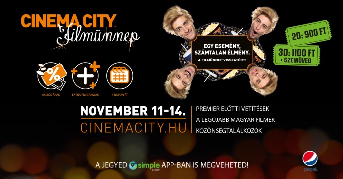 Cinema City Filmünnep 2021