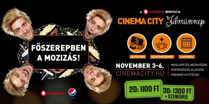 Cinema City Filmünnep 2022 - Jegyárak itt!