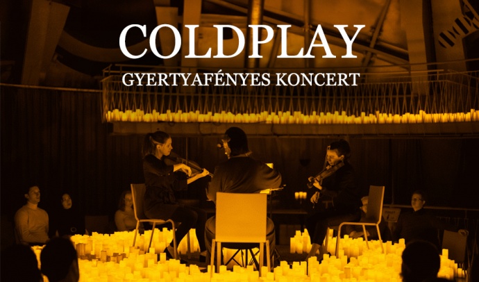 Coldplay zenéje gyertyafényben koncert 2025-ben Budapesten az Eiffel Műhelyházban - Jegyek itt!