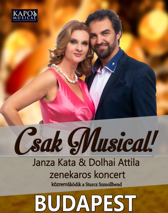 Csak Musical! - Dolhai Attila és Janza Kata koncertje a RAM Színházban - Jegyek itt!