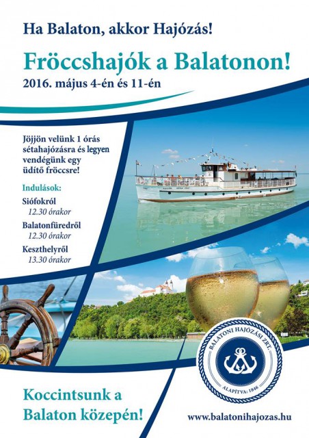 Fröccshajó indul a Balatonon!