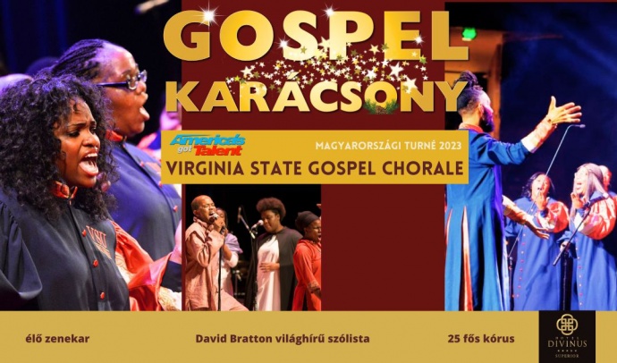 Gospel Karácsony a Virginia State Gospel Chorale koncertturnéja Magyarországon - Jegyek itt!