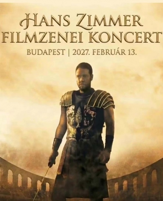 Hans Zimmer filmzenei koncert 2027-ben Budapesten - Jegyek itt!