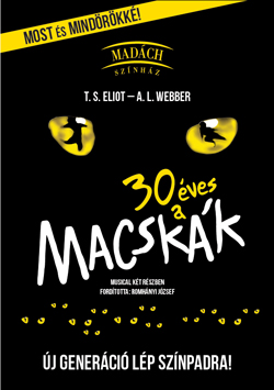 Harmincéves a Madách Színház Macskák című előadása márciusban!