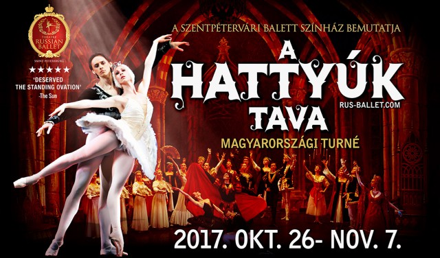 Hattyúk tava a Szentpétervári Balett előadásában Tatabányán - Jegyek itt!