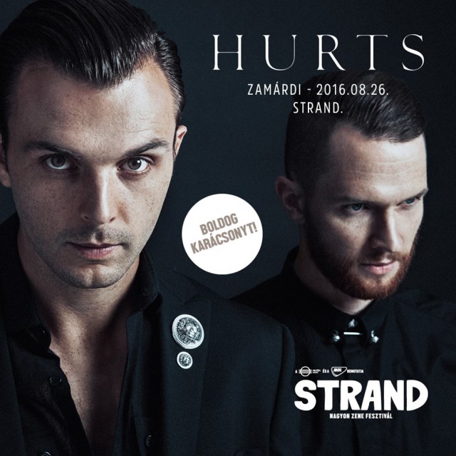 Hurts koncert 2016-ban Zamárdiban a Strand Fesztiválon - Jegyek itt!