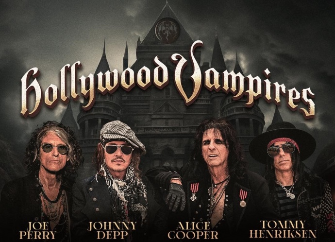 Johnny Depp és Alice Cooper Budapesten - Hollywood Vampires koncert 2026-ban az Arénában - Jegyek 
