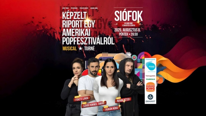 Képzelt riport egy amerikai popfesztiválról musical 2025-ben Siófokon - Jegyek itt!