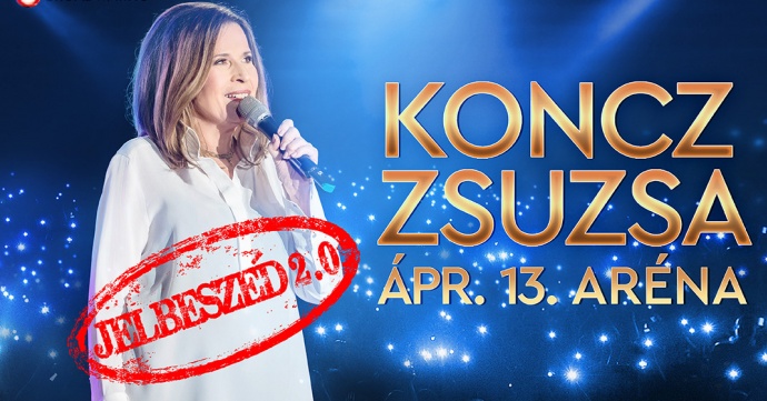 Koncz Zsuzsa koncert 2024-ben az Arénában Budapesten - Jegyek itt!