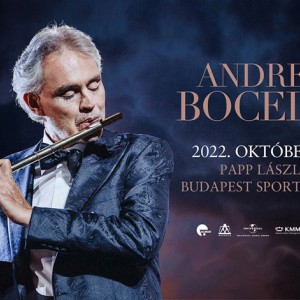 Andrea Bocelli koncert 2022-ben Budapesten az Arénában - Jegyek itt!