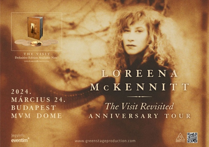 Loreena McKennitt koncert 2024-ben Budapesten az MVM Domeban - Jegyek itt!