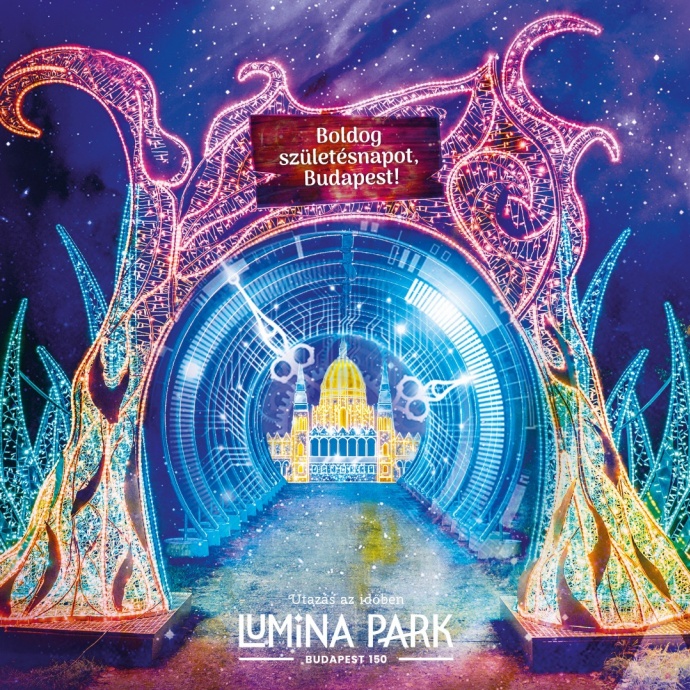 Lumina Park - Budapest 150 - Fény-Parlamenttel és magyar zenével tér vissza a Lumina park 2023-ban!