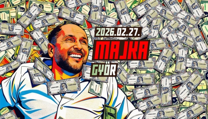 Majka koncert 2026-ban Győrben az Audi Arénában - Jegyek itt!