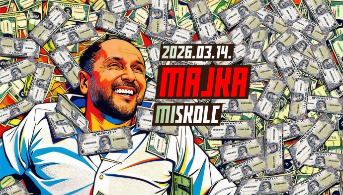 Majka koncert 2026-ban Miskolcon a Generali Arénában - Jegyek itt!