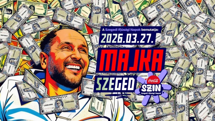 Majka koncert 2026-ban Szegeden a Városi Sportcsarnokban - Jegyek itt!