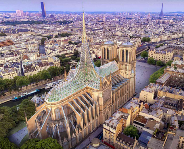 Medence a Notre Dame tetején?! Extrém felújítási tervek érkeztek! KÉPEK itt!