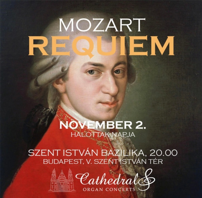 Mozart Requem Halottak napján a Szent István Bazilikában - Jegyek itt!