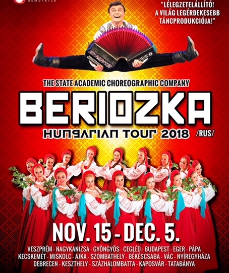 Nyírfácska Beriozka Orosz Táncegyüttes turné 2018-ban Magyarországon - Jegyek és helyszínek itt!