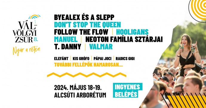 Ők lesznek a Vál-völgyi Zsúr 2024-es fellépői!