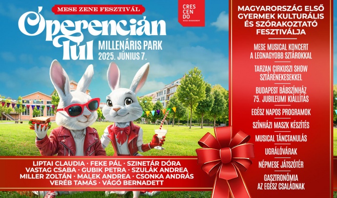 Óperencián Túl mese-zene fesztivál 2025-ben a Millenárison - Jegyek itt!