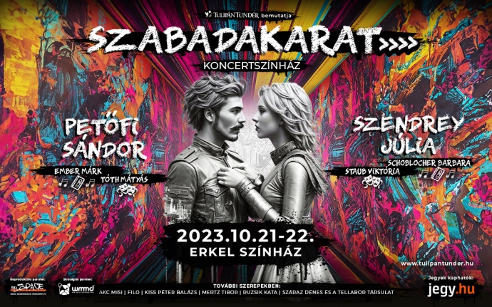 Petőfi Sándor és Szendrey Júlia szeremélről mutatnak be koncertelőadást az Erkel Színházban!