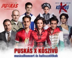 Puskás x Kőszívű musicalkoncert és kulisszatitkok Szarvason - Jegyek itt!