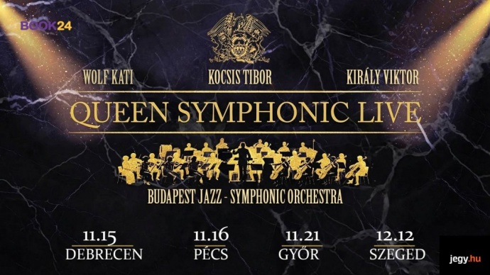 QUEEN Symphonic Live koncert turné 2026 - Jegyek és helyszínek!