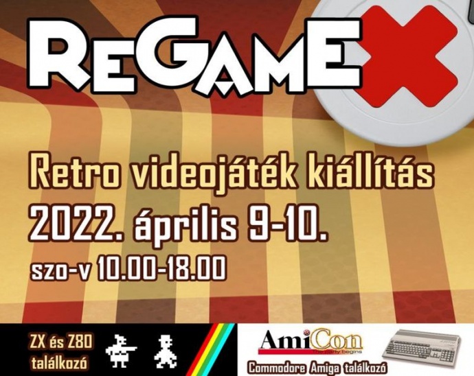 Regamex - Retro videojáték kiállítás 2022-ben a KMO-ban - Jegyek itt!