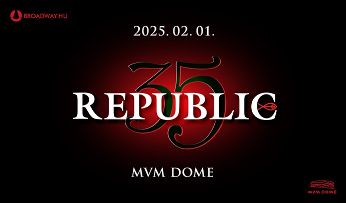 Republic koncert 2025-ben Budapesten a MVM Domeban - Jegyek itt!