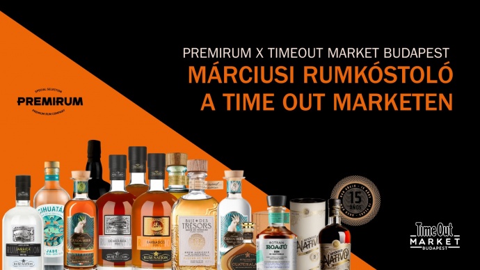 Rum kóstoló – Francia rum stílus a Time Out Marketen - Jegyek itt!