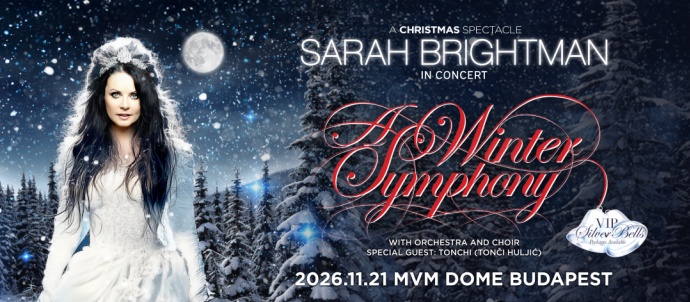 Sarah Brightman 2026-ban a MVM Domeban koncertezik Budapesten - Jegyek itt!