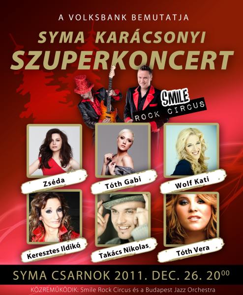 Syma Karácsonyi Szuperkoncert jegyek itt!